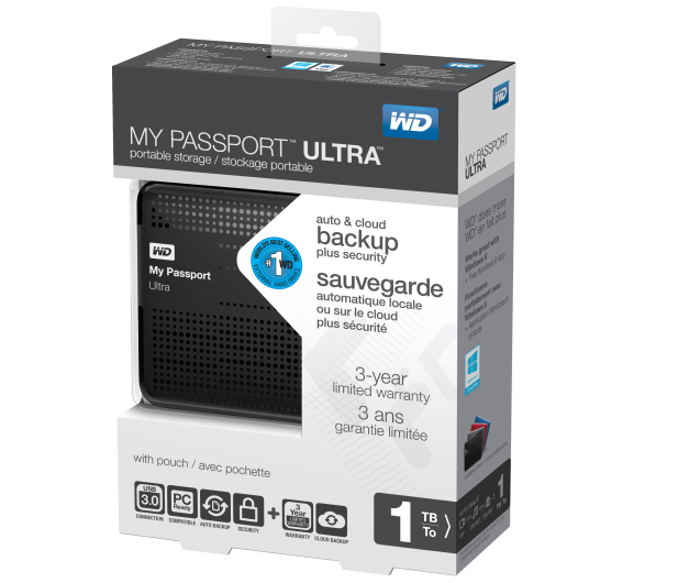 WD MY PASSPORT ULTRA 1TB WDBZFP0010BBK BLACK - 1422309 - zdjęcie 7